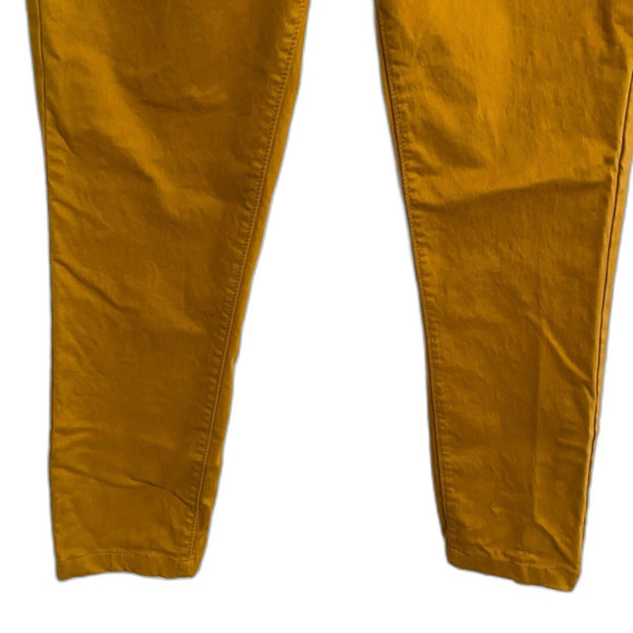 LOFT Sz 25 (0) Women’s Soft Brushed Mustard Ankle Pants, Boho, Indie, ub1-25 - Picture 3 of 10